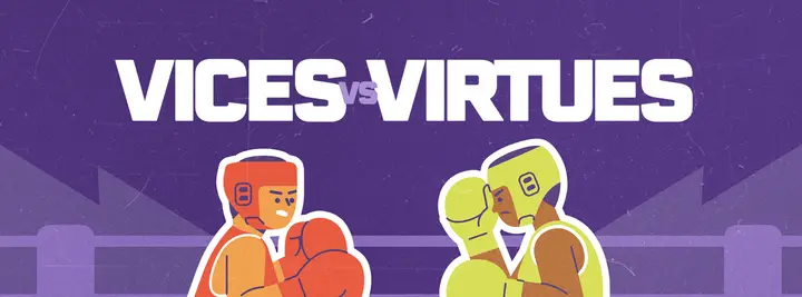 Vices vs Virtues: facebook cover