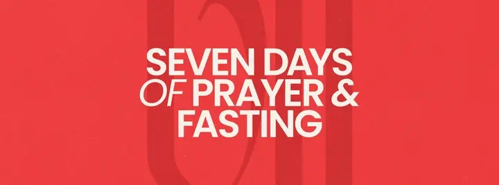 Seven Days of Prayer and Fasting: facebook cover