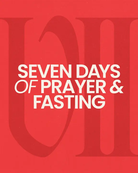 Seven Days of Prayer and Fasting: social post