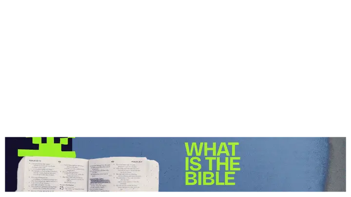 What Is The Bible: lower third