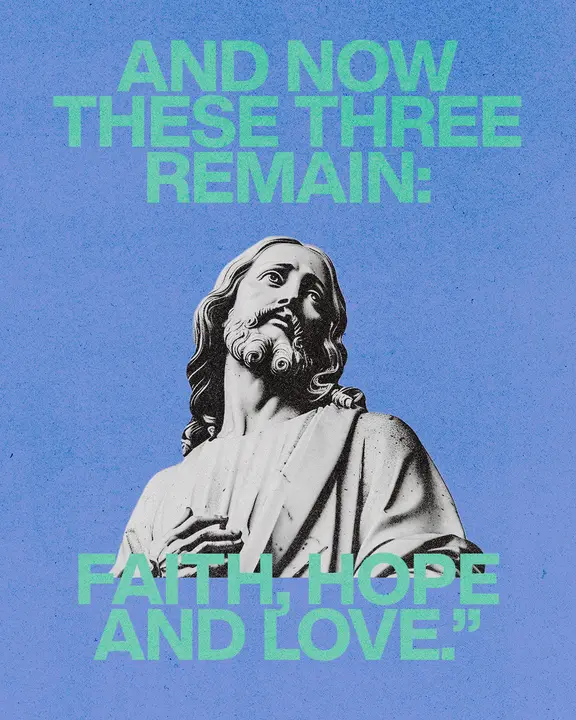 Faith Hope And Love: social post