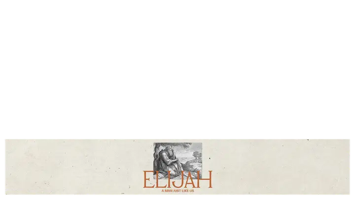 Elijah A Man Just Like Us: lower third
