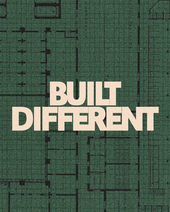 Built Different: social post