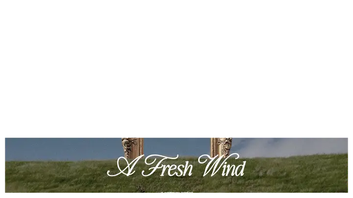A Fresh Wind: lower third