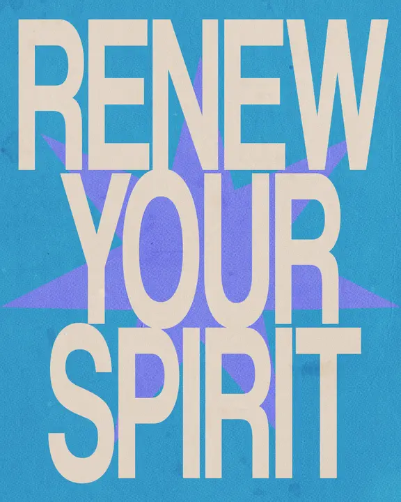 Renew Your Spirit: social post