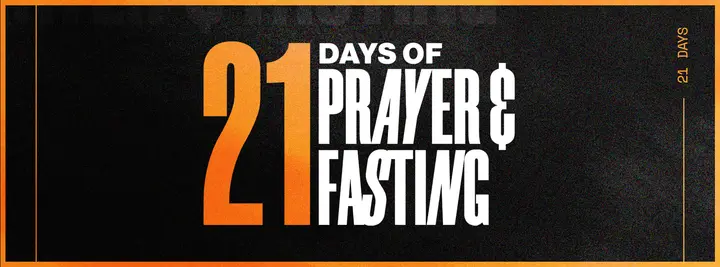 21 Days of Prayer and Fasting: facebook cover