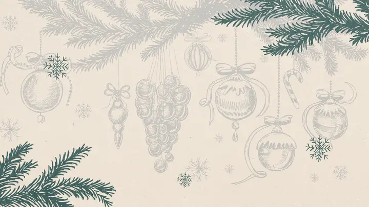 Christmas: blank background