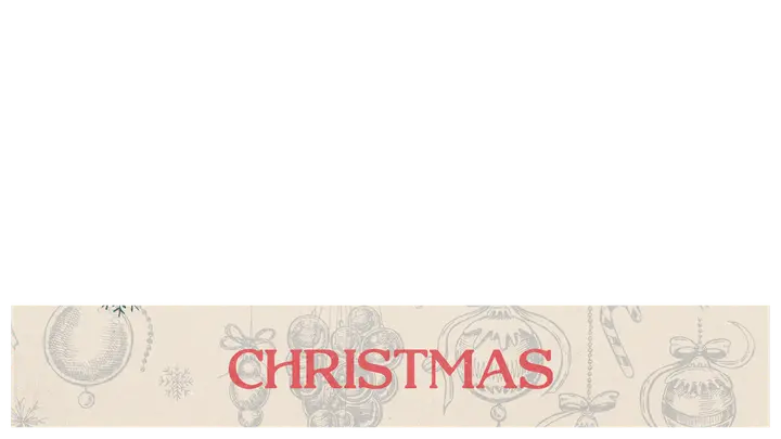 Christmas: lower third