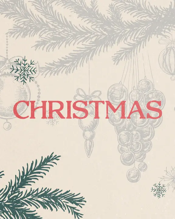 Christmas: social post
