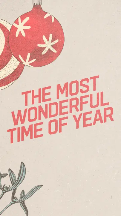 The Most Wonderful Time of Year: story