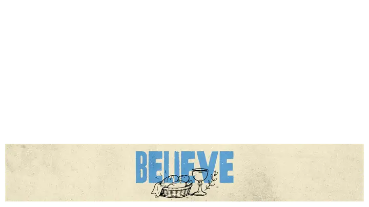 Believe: lower third