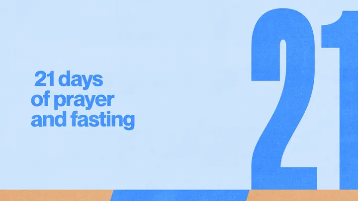 21 Days of Prayer and Fasting: HD slide