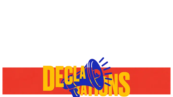 Declarations: lower third