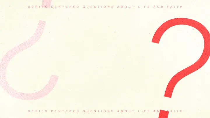 I’ve Got Questions: blank background