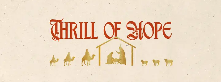 Thrill of Hope: facebook cover