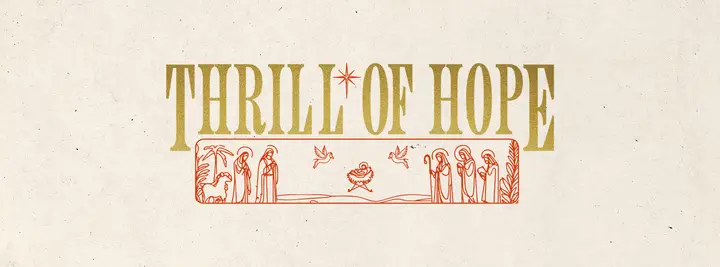 Thrill of Hope: facebook cover