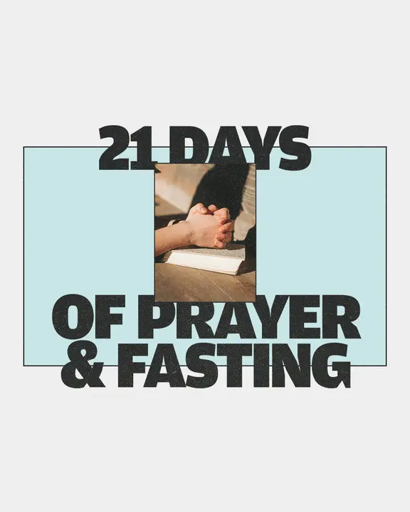 21 Days of Prayer and Fasting: social post