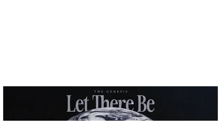 Let There Be: lower third