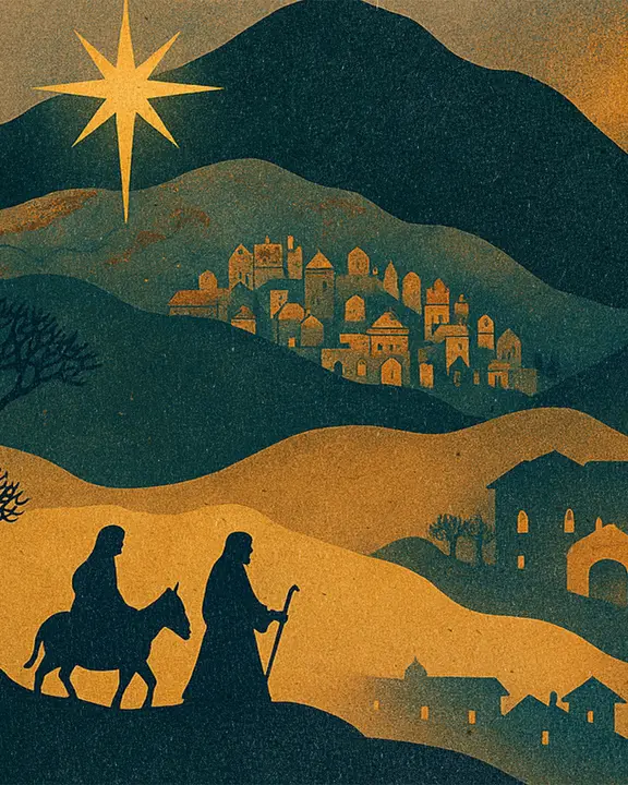 The Living Nativity: social post · blank