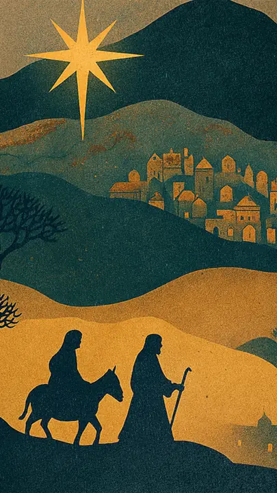 The Living Nativity: story · blank