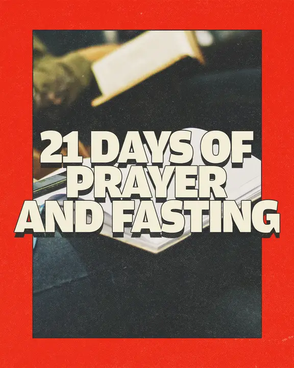 21 Days of Prayer and Fasting: social post