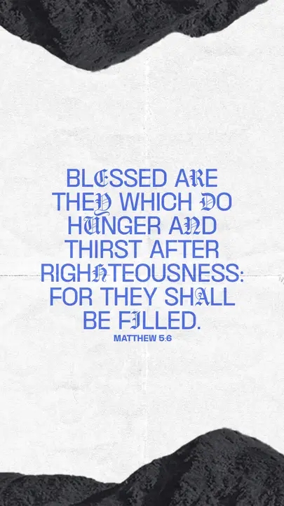 Hunger and Thirst for Righteousness: story
