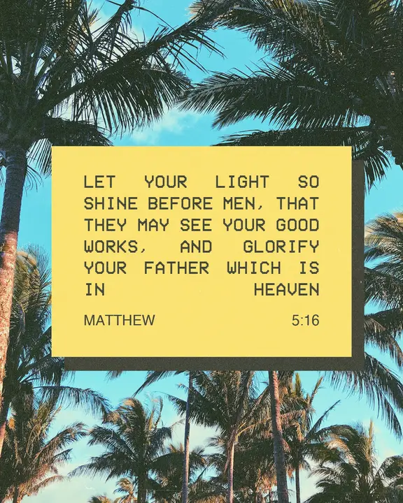 Let Your Light Shine: social post