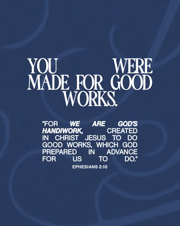 Made For Good Works: social post