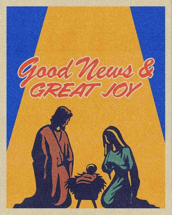 Good News and Great Joy: social post