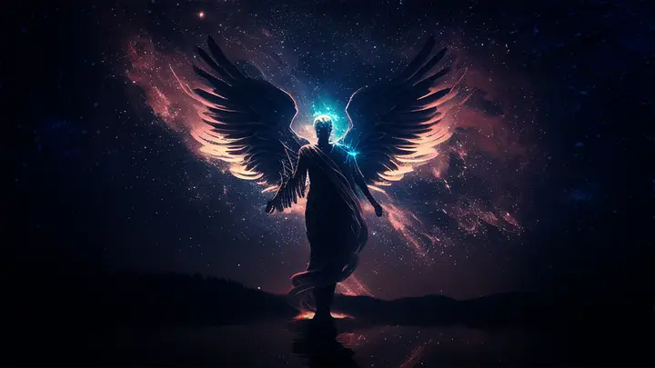 Hark A Message From Heaven: 4K slide · blank