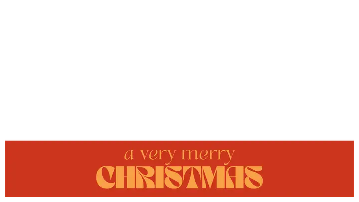 A Very Merry Christmas: lower third