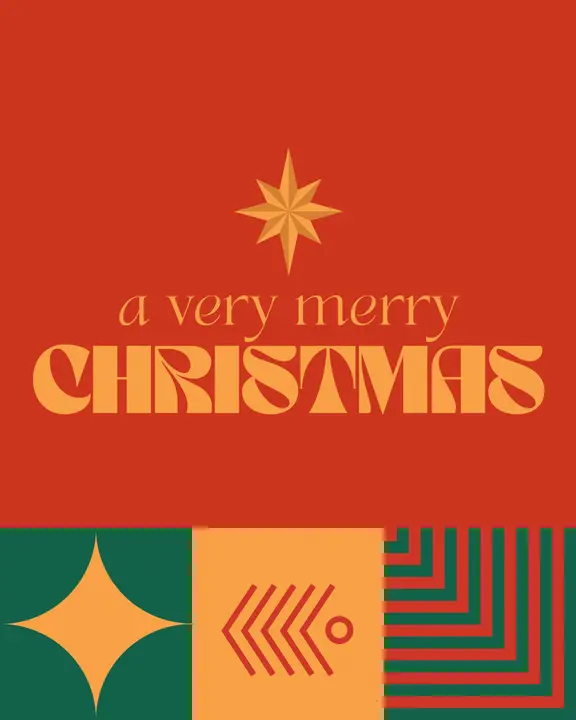 A Very Merry Christmas: social post
