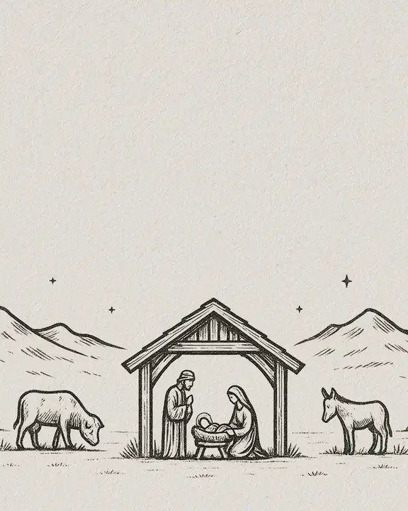 Christmas: social post · blank