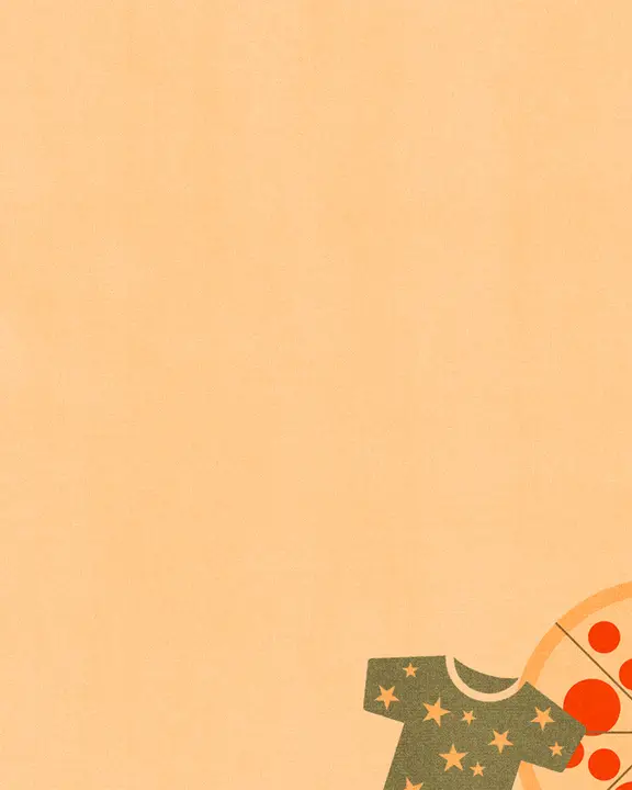 Pizza and PJs: social post · blank