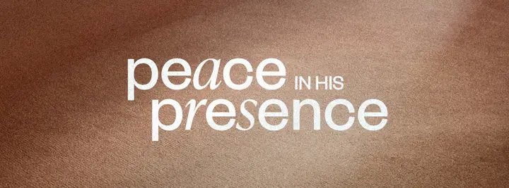Peace in His Presence: facebook cover