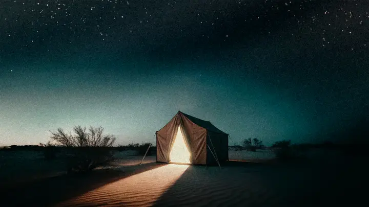 Peace In His Presence: 4K slide · blank