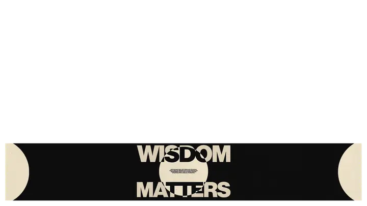 Wisdom Matters: lower third