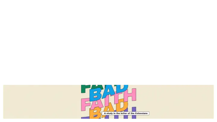 Bad Faith: lower third