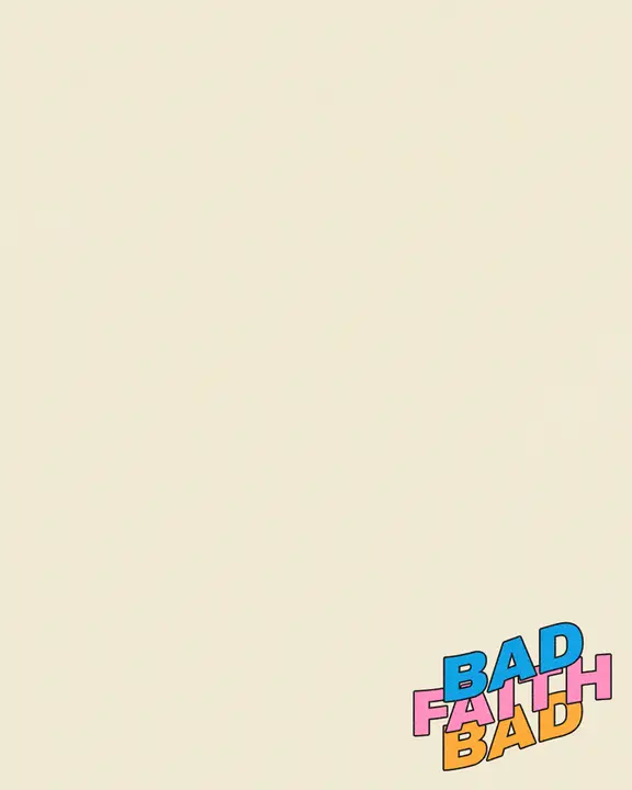 Bad Faith: social post · blank
