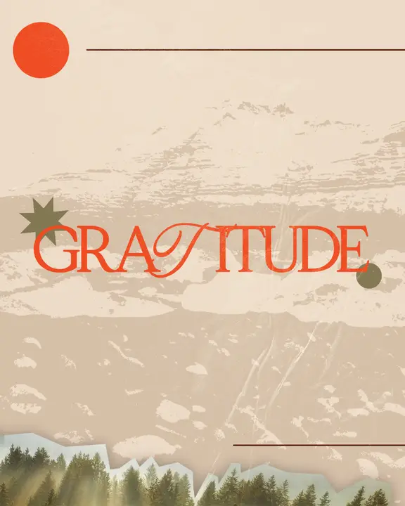 Gratitude: social post