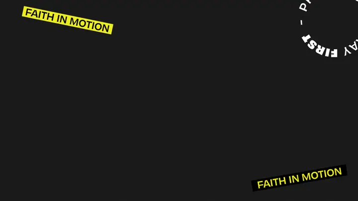 Pray First: blank background