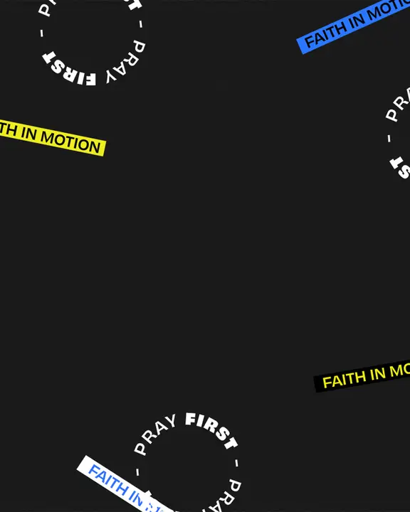 Pray First: social post · blank