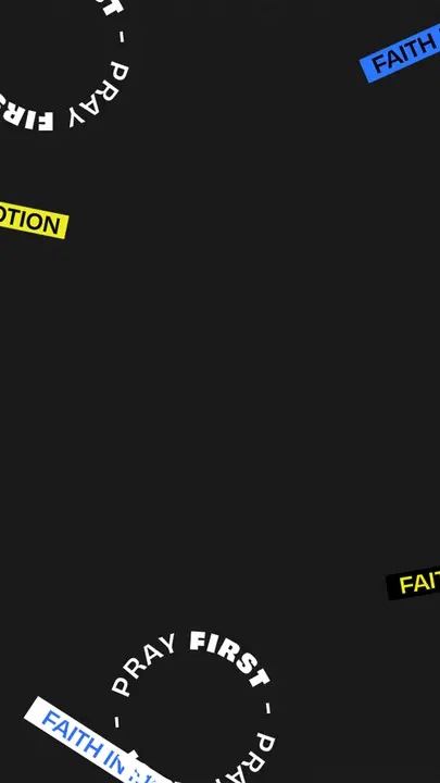 Pray First: story · blank