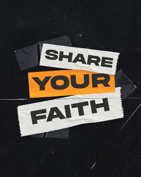 Share Your Faith: social post