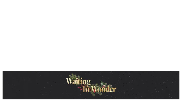 Waiting In Wonder: lower third