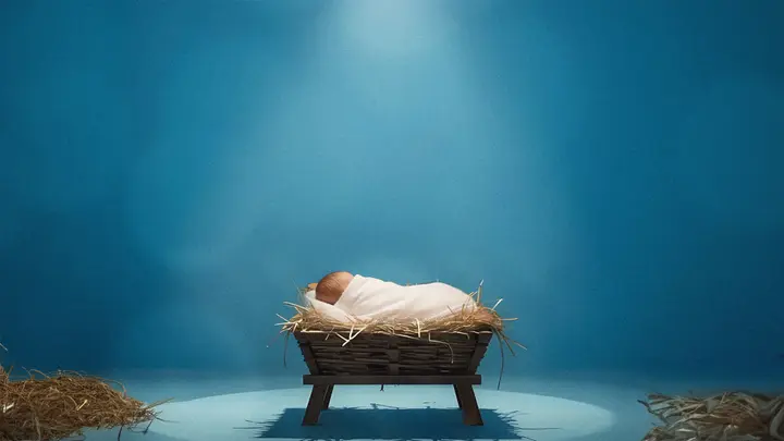 Jesus: 4K slide · blank