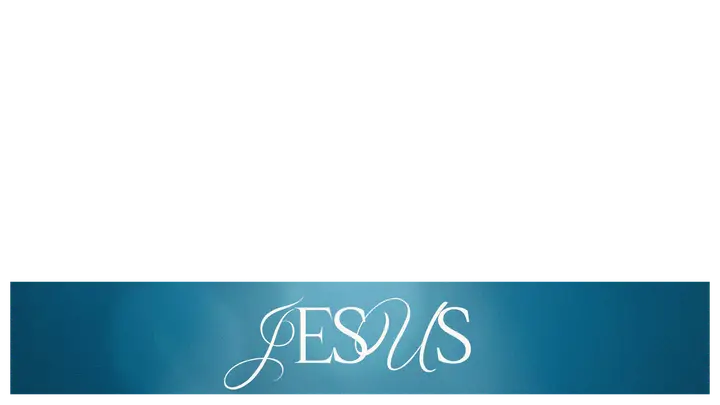 Jesus: lower third