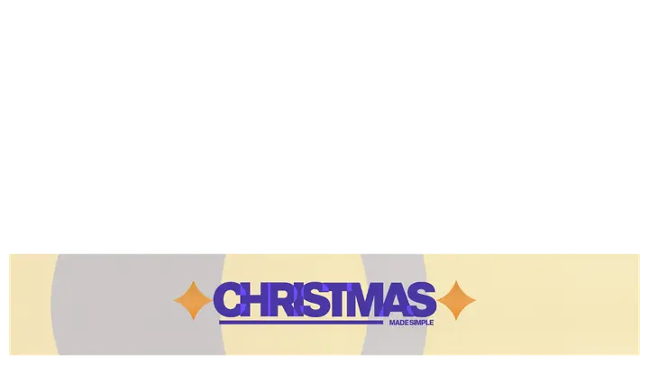 Christmas Made Simple: lower third