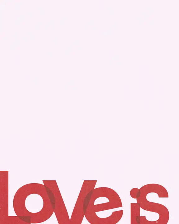 Love Is: social post · blank