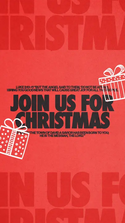 Join Us For Christmas: story